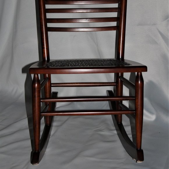 Vintage Wooden Rocking Chair - Picture 2 of 9